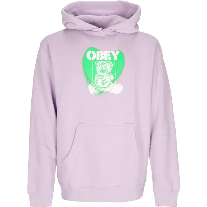 Love Hurts 2 Basic Fleece Lavendel dameshoodie met capuchon