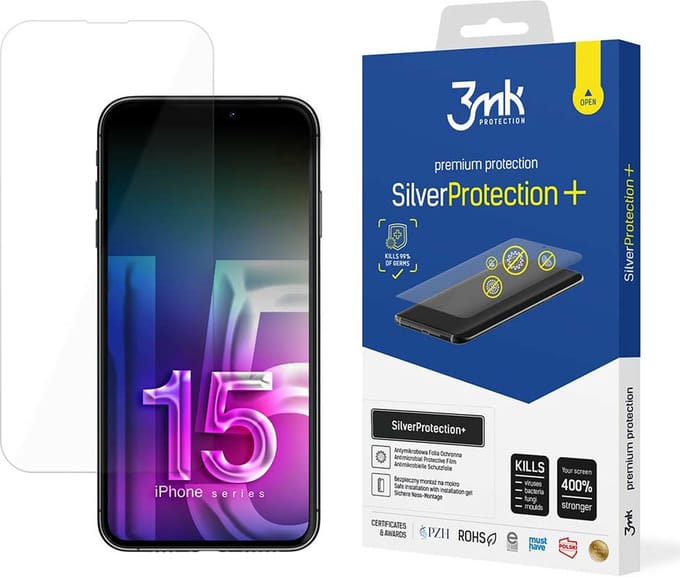 Apple iPhone 15 - 3mk SilverProtection+