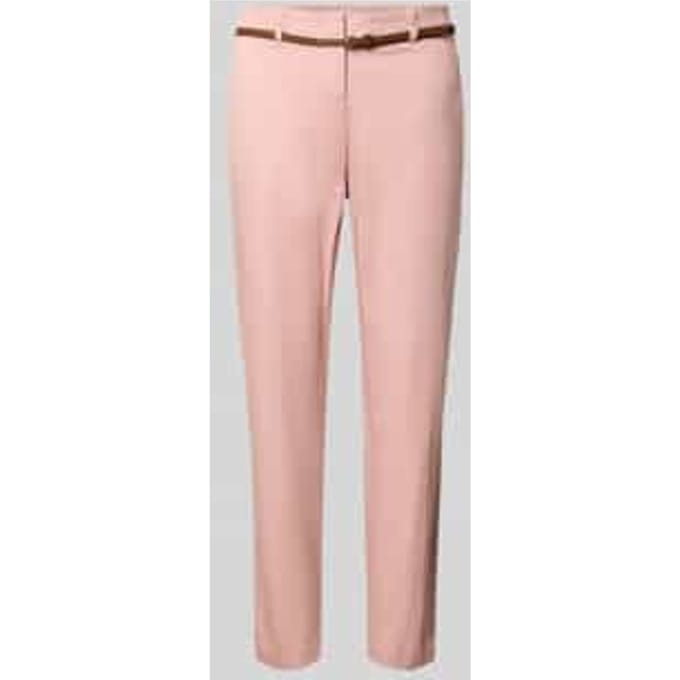 broek in verkorte pasvorm met riem