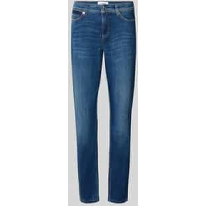 Slim fit jeans van katoenmix model 'PIPER'
