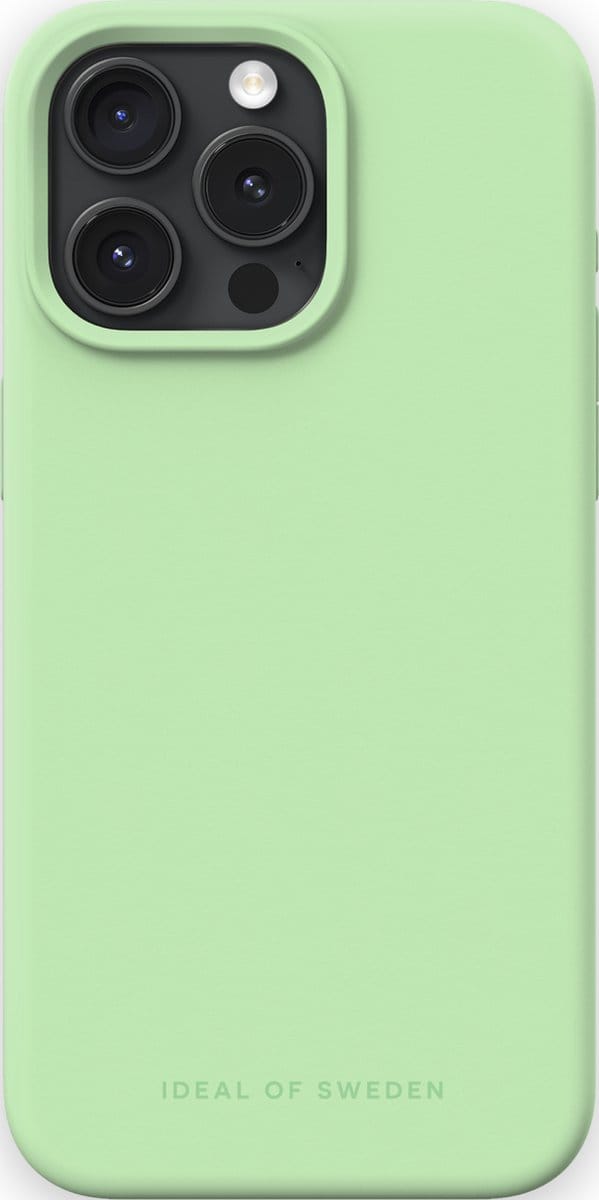 iDeal of Sweden Silicone Case MagSafe iPhone 15 Pro Max Mint