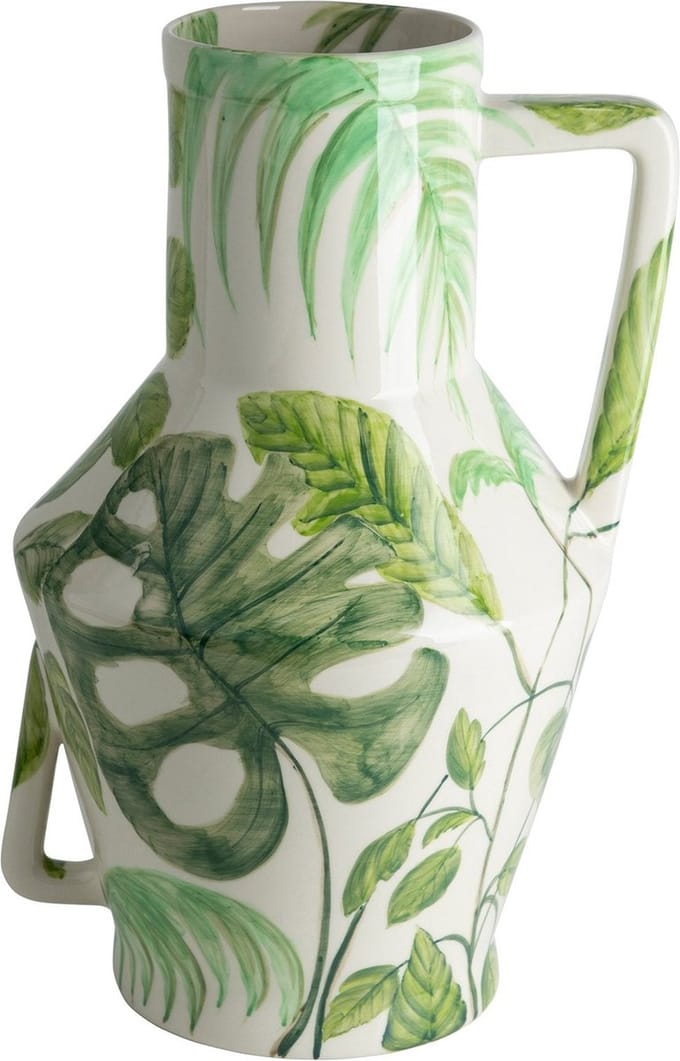 Return to Sender Vaas - L45 cm - Jungle - Handgeschilderd