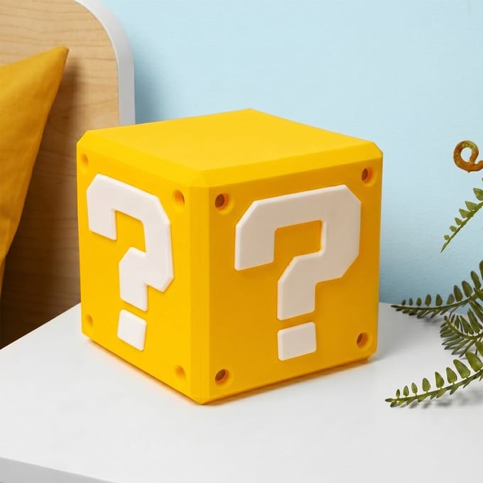 Paladone - Super Mario - Question Block SquishyGlo Light - Lamp