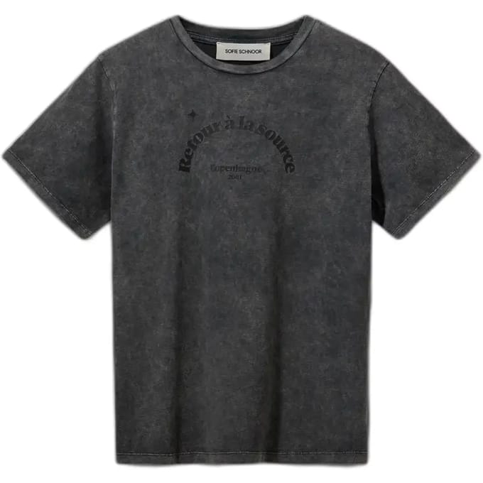 T-shirt met print Terug naar de bron dames Sofie Schnoor Zenasw
