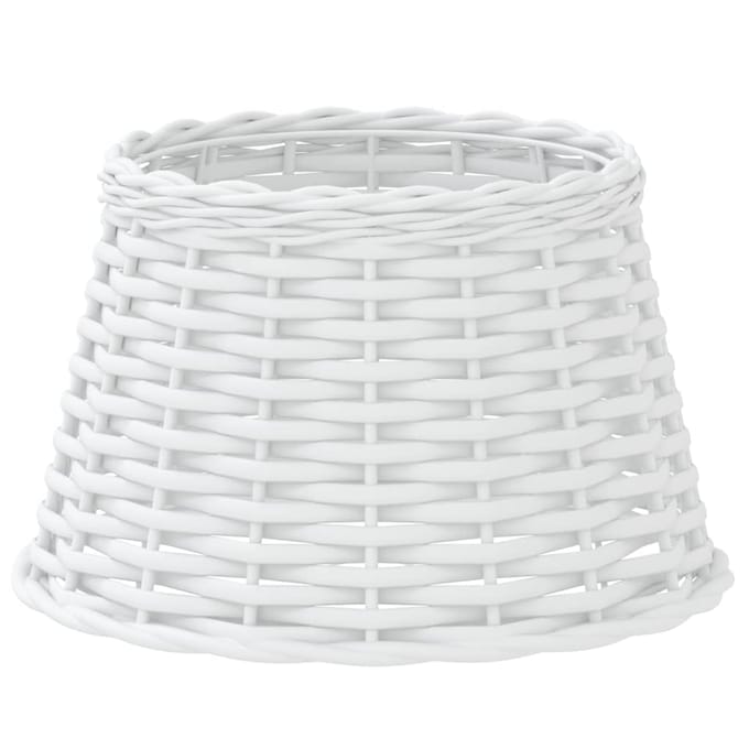 vidaXL - Lampenkap - Ø38x23 - cm - wicker - wit