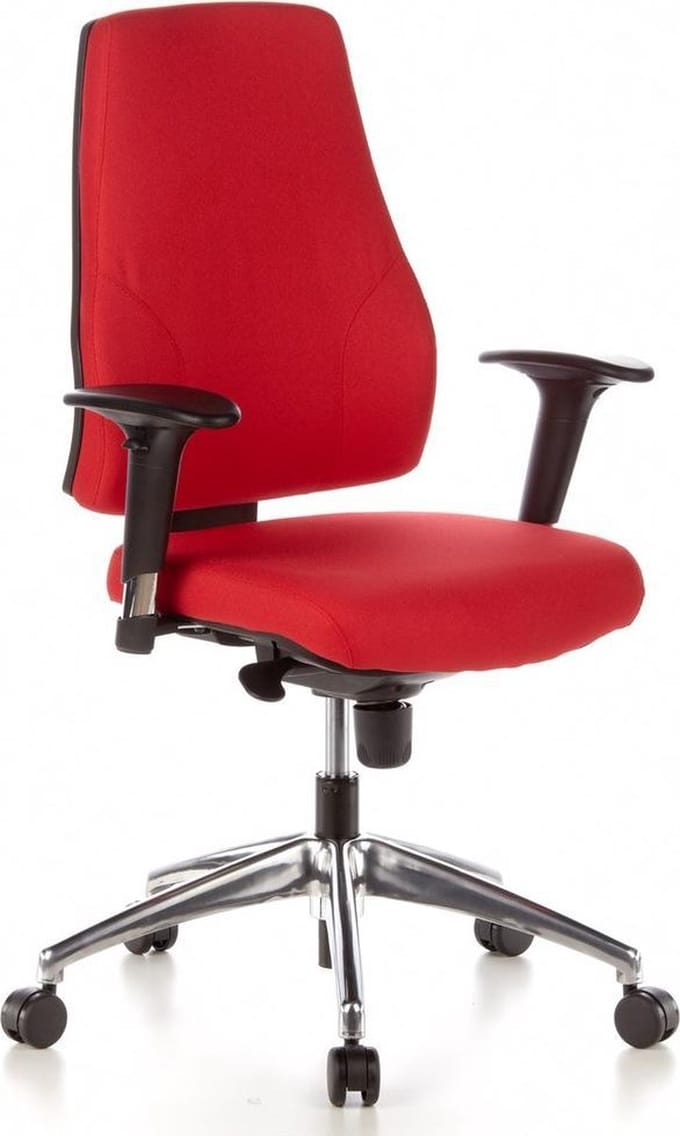 hjh office Pro-Tec 200 - Bureaustoel - Stof - Rood