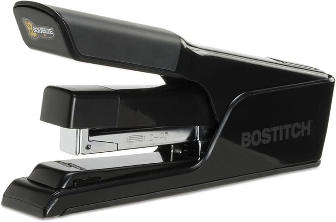Bureau nietmachine - Papier nieten - Efficiënt documenten verwerken - Minder kracht nodig - 40 vellen capaciteit - Zwart