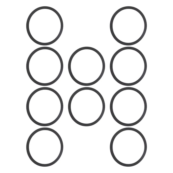 10 Stuks Luidspreker Afdichtingsring EVA Schokabsorberend Geluidsdempend Antislip 190mm Buiten Diameter Luidspreker Afdichtring white