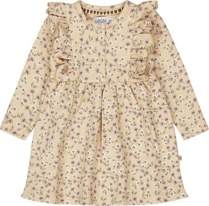 Dirkje meisjes jurk Dark sand - grow