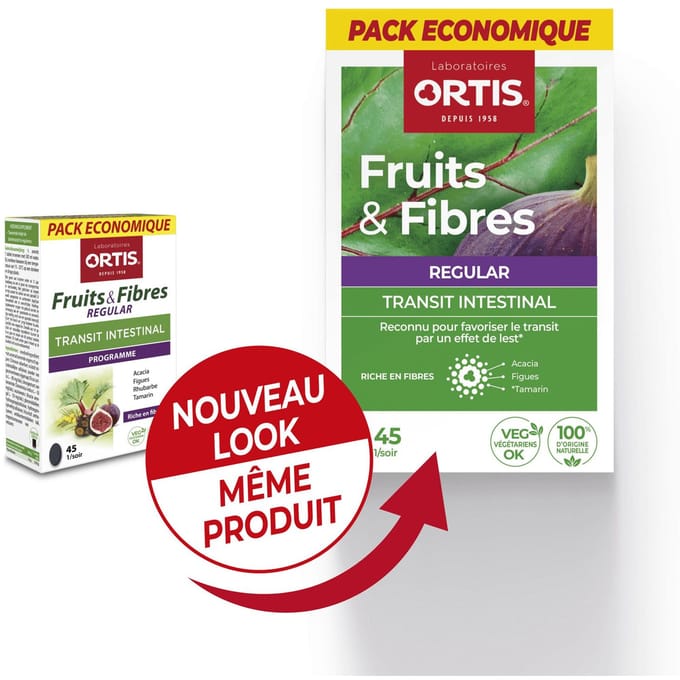Ortis® Vruchten & Vezels Regular TRIO 3x15 Gecomprimeerde tabletten