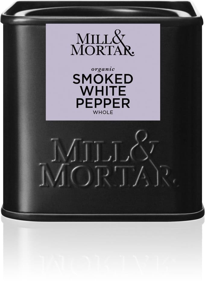Mill & Mortar Smoked White Pepper - Biologische Witte Peper gerookt - 50 g