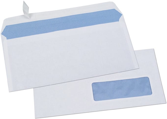 GPV Enveloppen C5 162x229mm wit met venster, 500 stuks