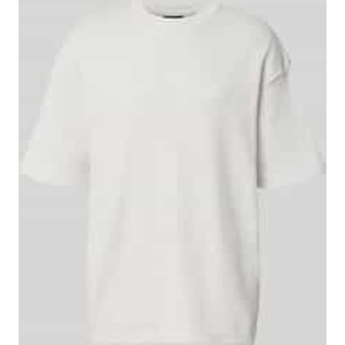 Overzized T-shirt met structuurpatroon