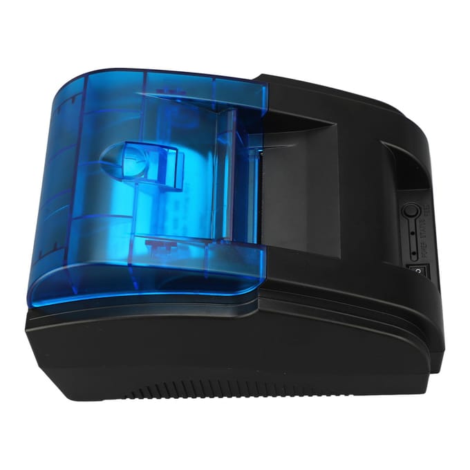 Thermische Bonprinter 58mm USB Bluetooth Desktop Bonprinter voor Commercieel Gebruik blue