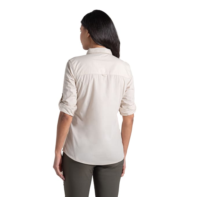 Craghoppers Dames/Dames Kiwi III Shirt Met Lange Mouwen (Steen)