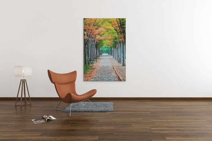 Canvas Schilderij - Landschappen - Herfst - Natuur - 60x40x2 cm