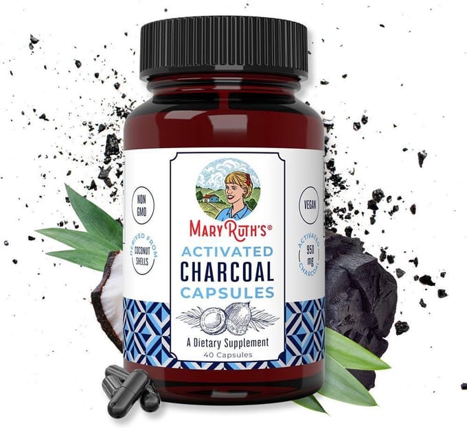 MaryRuth's - Activated Charcoal Caps - 40 Caps