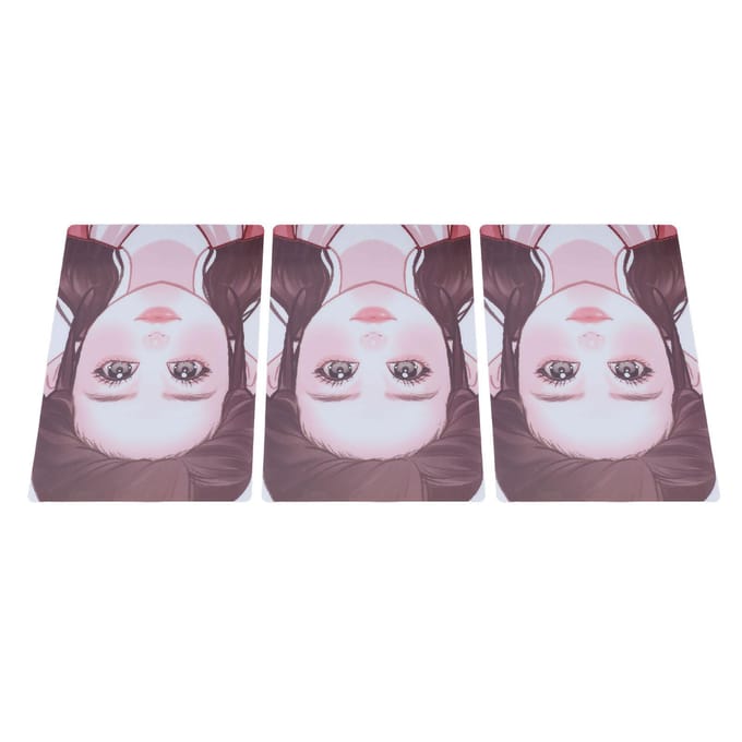 3 stuks Make-up Schilderen Oefenbord Herbruikbaar Schilderoefening Sjabloon Podium Make-up Tool voor Thuis white