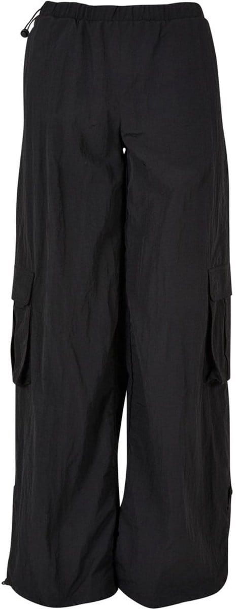 Urban Classics - Wide Crinkle Nylon Cargobroek - 4XL - Zwart