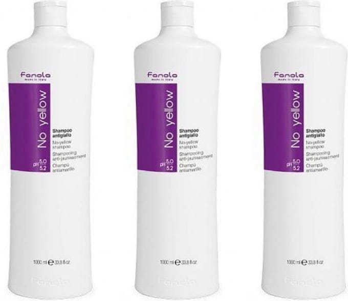 Fanola No Yellow Shampoo 3 x 1000 ml