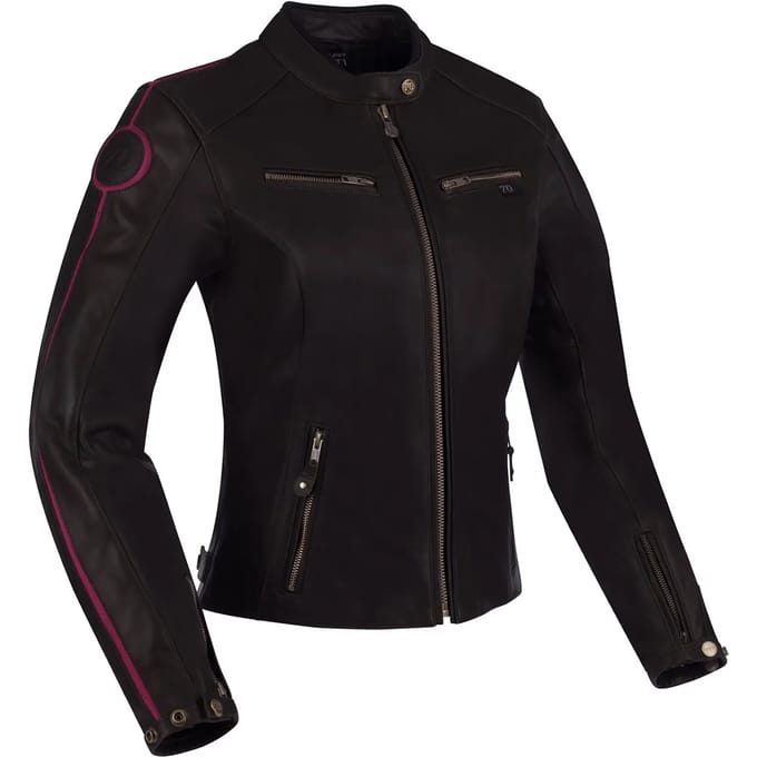 Leren motorjack voor vrouwen Segura devon