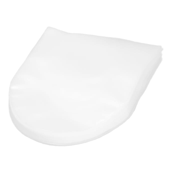 100 stuks CDDVD binnenhoezen Transparante plastic hoes voor 5 inch CD en DVD mini-opslag white