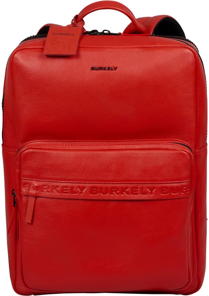 Burkely Minimal Mason Backpack 15.6" - Rugzak - Volwassenen - Rood