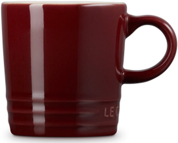 Le Creuset 6 aardewerken espressokopjes Rhône 0,1l