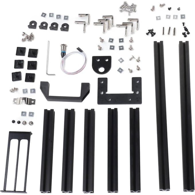 DIY computer moederbord behuizing rack warmteafvoer verticaal open aluminium frame chassis rack DIY open chassis frame gray