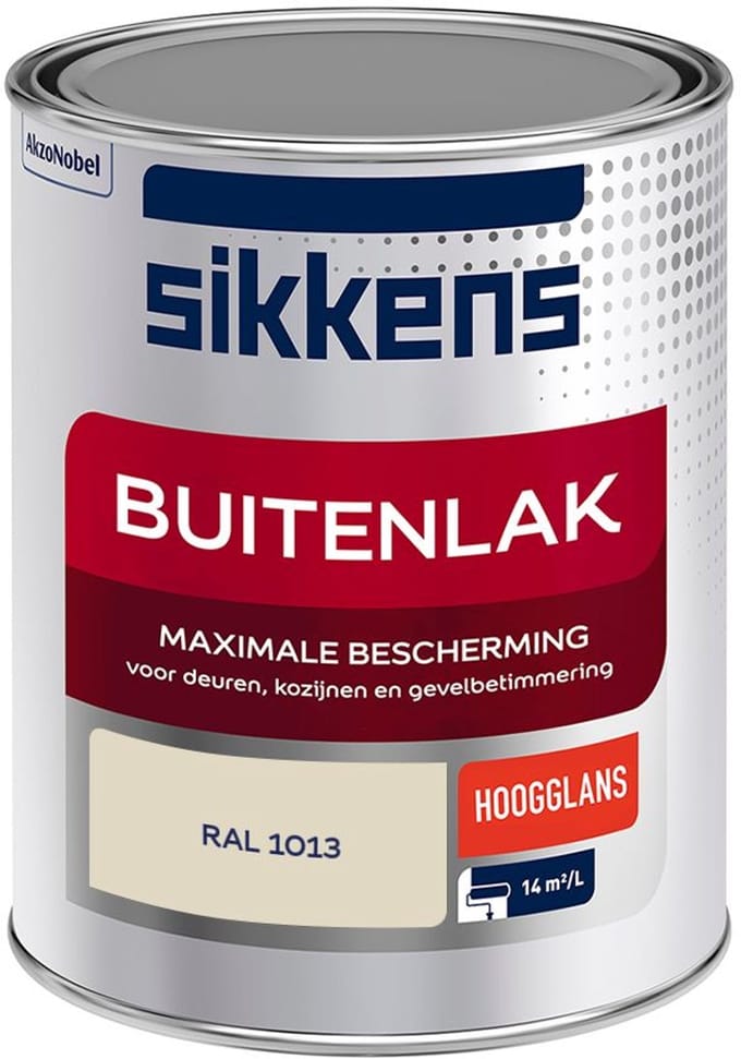 Sikkens - Buitenlak Hoogglans - Ral 1013 - Mengverf - 1 L