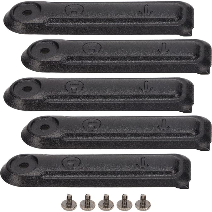 5 Stuks Universele Radio Stofhoes Oortelefoonhoes voor BAOFENG UV9R UV9RPlus UVXR black