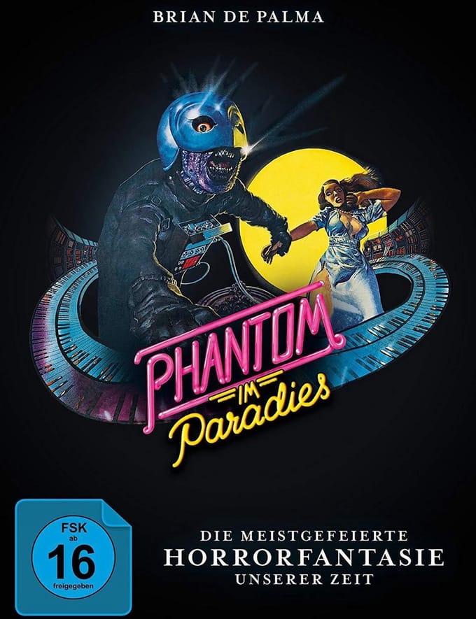 PLAION Phantom im Paradies - Phantom of the Paradise (Mediabook, Blu-ray+DVD) (Version B) DVD/Blu-Ray Duits, Engels