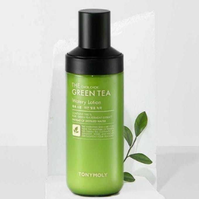 TONYMOLY The Chok Chok Groene Thee Waterige Lotion – Hydraterende Emulsie 160ml beige