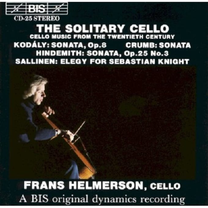 Works For Solo Cello - Kodaly/crumb/hindemith/sa