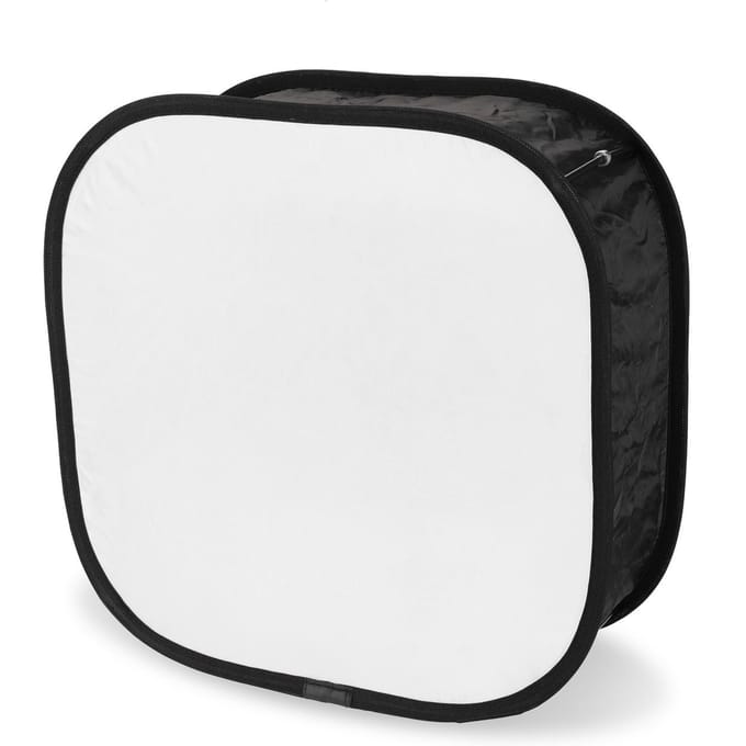 Multifunctionele 410mm Mini Draagbare Opvouwbare Flits Diffuser Eenvoudig opvouwbaar Ontwerp Softbox voor Flits white