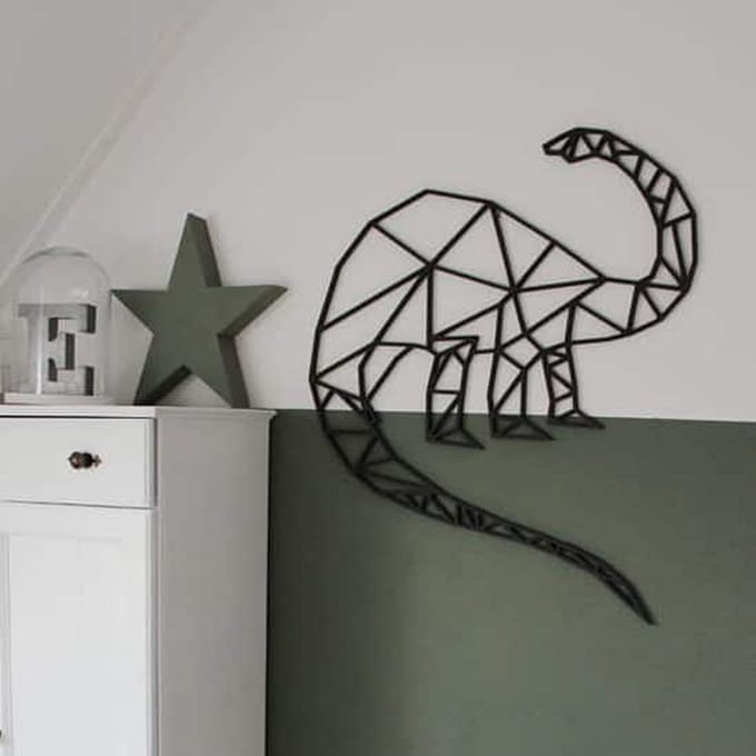FBRK. Geometrische Brontosaurus L - Black
