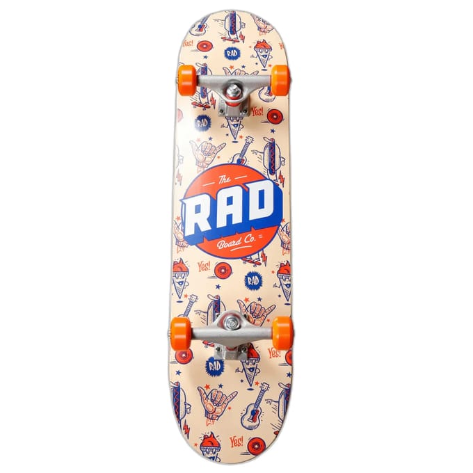 Skateboard RAD Board Logo Progressive