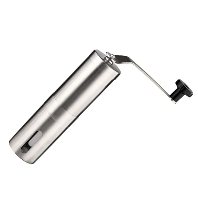 Moulin à café manuel en acier inoxydable pour cafetière à piston white