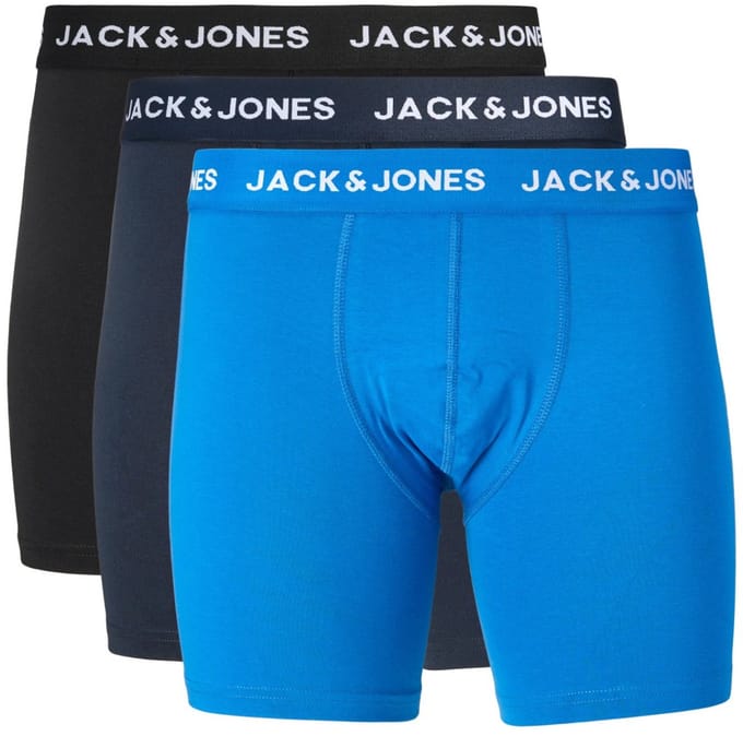 JACK & JONES PLUS- JACCARL SOLID BOXER BRIEFS 3 PACK PLS - Heren - Trunks