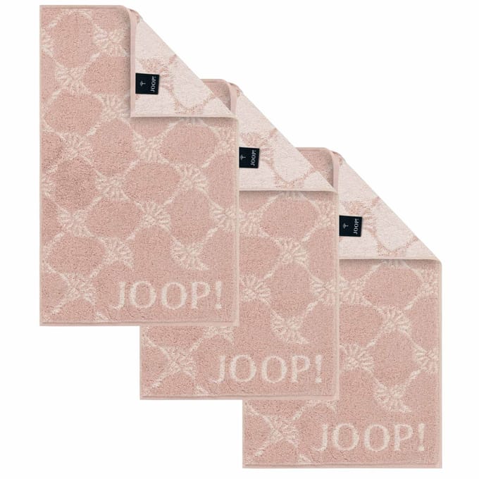 JOOP! Gastendoekje Classic Frottier Een maat, 30x50 Set van 3
