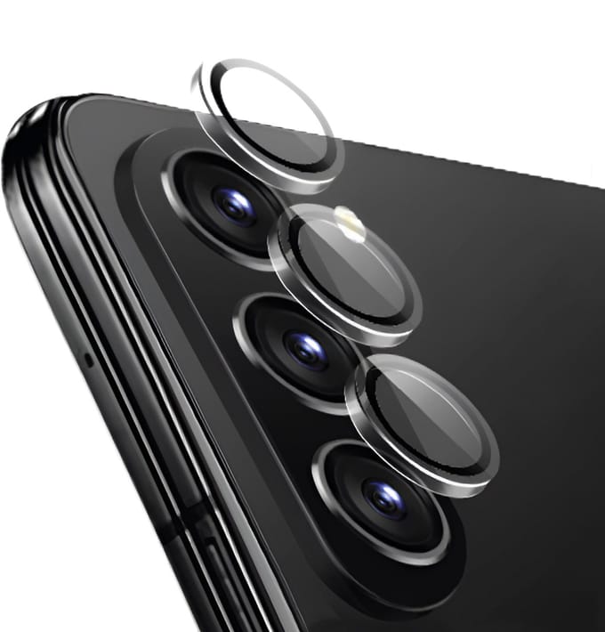 Force Case, Lens Protector geschikt voor Galaxy Z Fold 6 - Tempered Glass 9H, Transparant