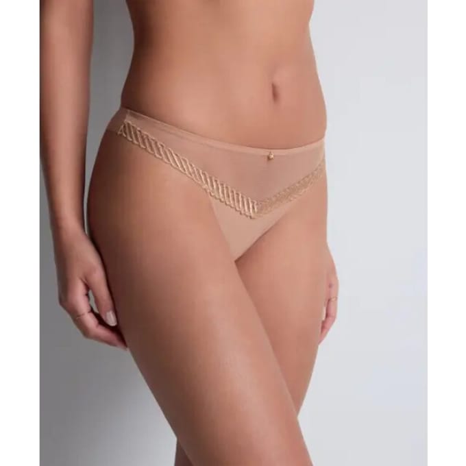 Aubade Sheer Emotion String 4M26 Sand - maat 42