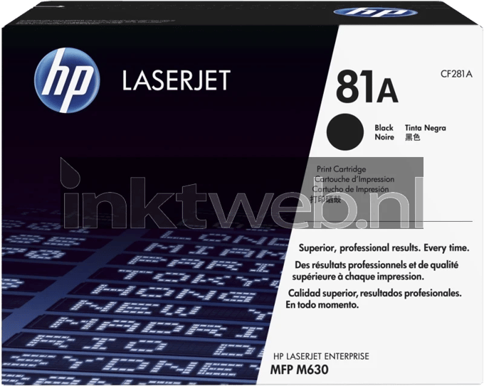 Tonercartridge hp cf281a 81a zwart