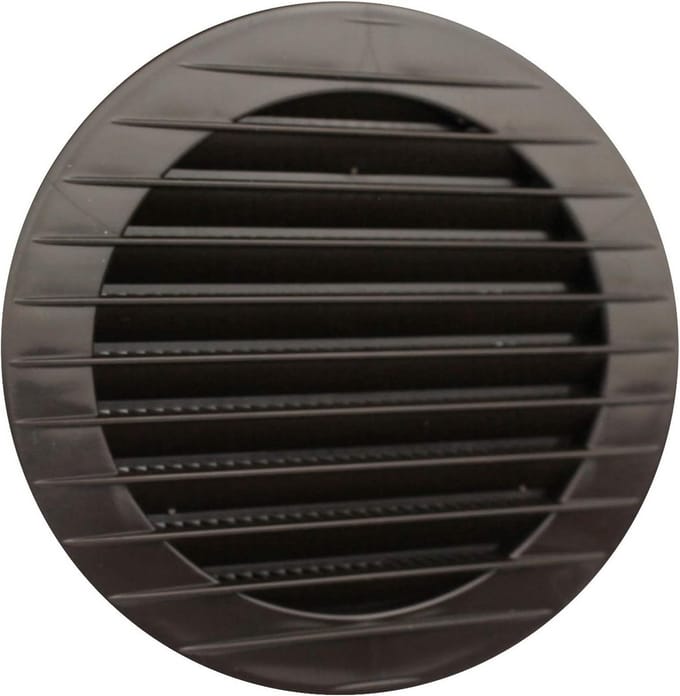 Rond Ventilatie Rooster met Insectengaas – Diverse Diameters en Kleuren