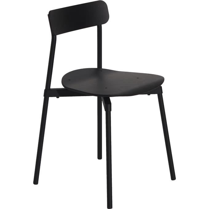 Petite Friture Fromme Houten Stoel - zwart