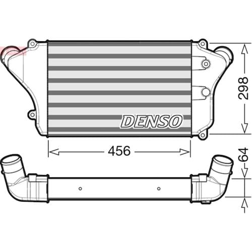 Intercooler DENSO DIT45005