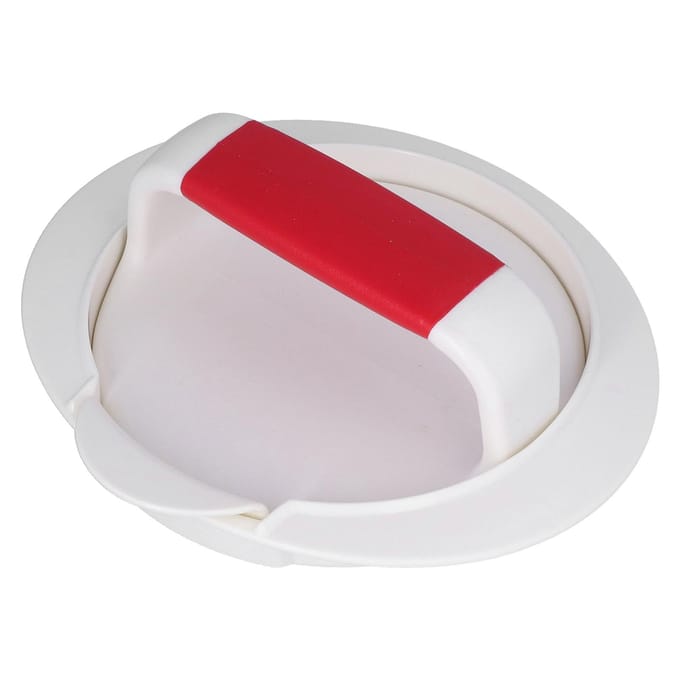 Anti-aanbak Burgerpersvorm DIY Hamburger Patty Maker Rijstbalvorm voor Keukengebruik white
