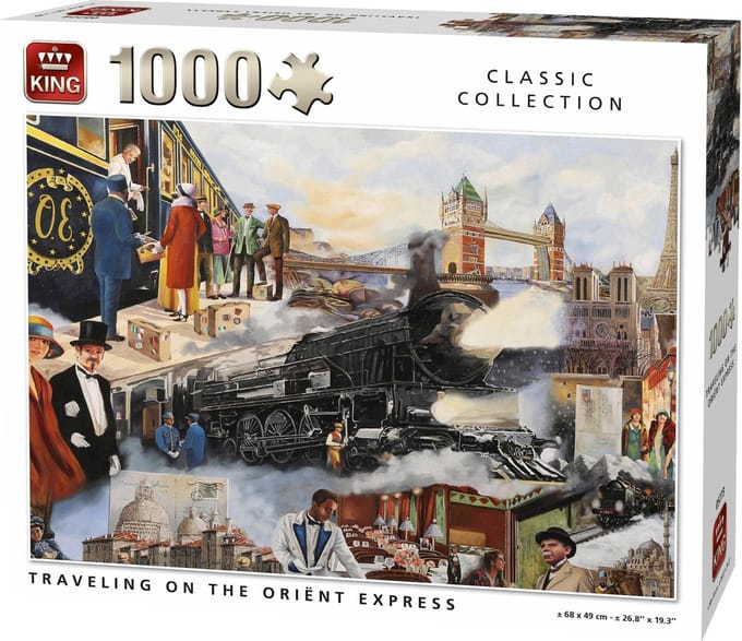 Oriënt Express-Treinreis Legpuzzel King 1000 stukjes Volwassenen