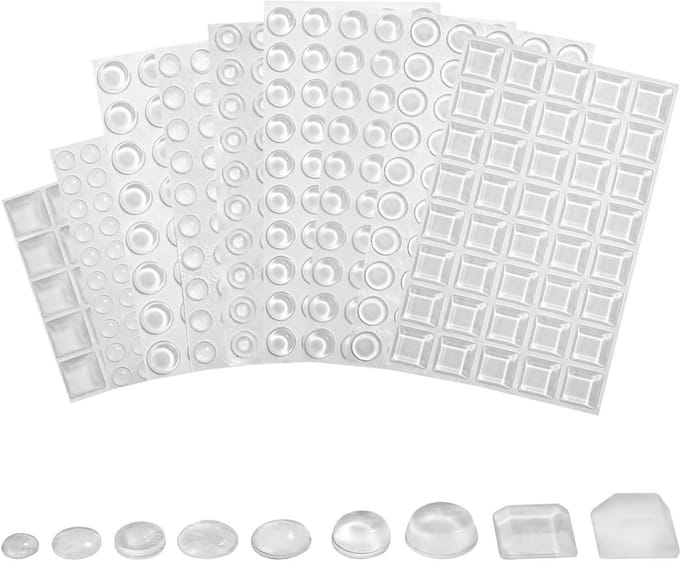 382 Stuks Elastische Stootranden - Transparante Rubber Meubelbescherming