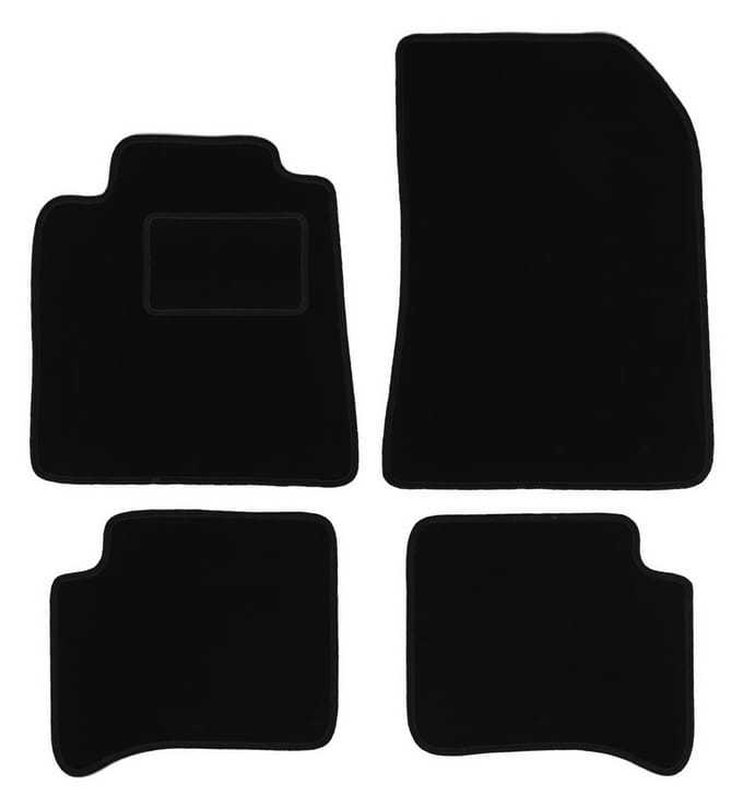Zwarte veloursmatten voor: Renault Vel Satis liftback, hatchback (2001-2010)